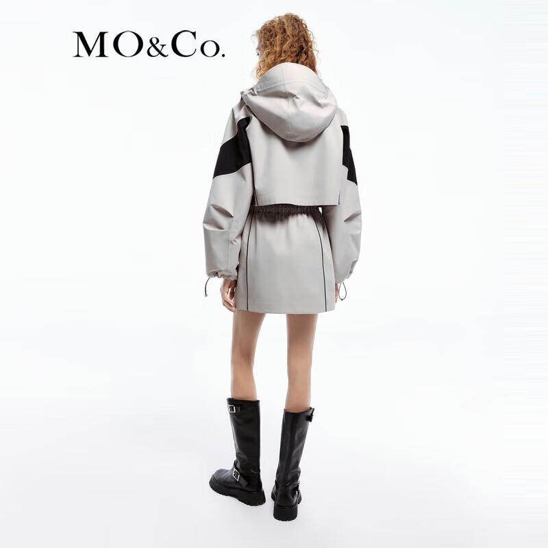 MO&Co. Elastic Waist Sporty Straight Short Skirt