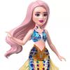 Mattel Disney Little Mini Doll Sparkly Tail HLX17 Live-Action "The Mermaid" 7-Pack [Doll] [Moving Fin] [Dress-Up Doll] [Ages 3+]