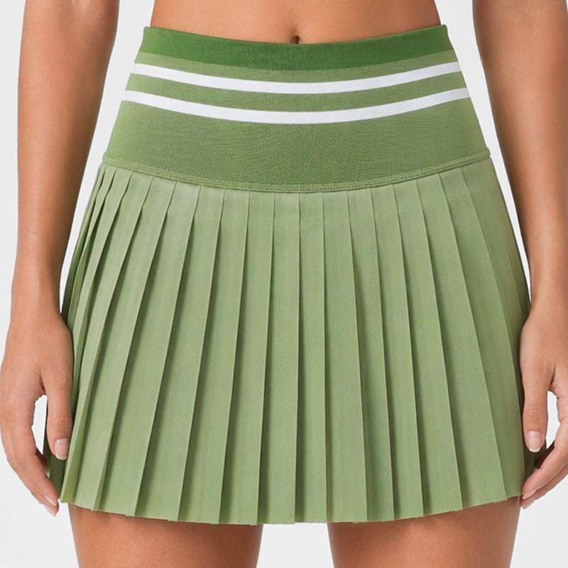 Womens Athletic Skort With Built-in Shorts Tennis Badminton Running Yoga Sportswear