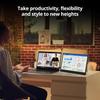 Portable Monitor 15.6 Inch 1080P USB-C HDMI Ultra-Slim Travel Monitor with Kickstand, for Laptop, PC, Mac Phone, PS, Xbox, Swich IPS Ultra-Thin Zero