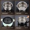 Stainless Steel Steaming Rack for High-Pressure Cookers, Steaming Grids, Plates, and Drawers with High/Low Feet for Kitchen Vegetables.