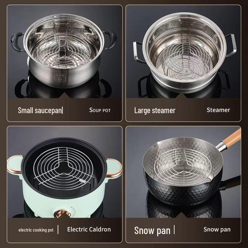 Stainless Steel Steaming Rack for High-Pressure Cookers, Steaming Grids, Plates, and Drawers with High/Low Feet for Kitchen Vegetables.