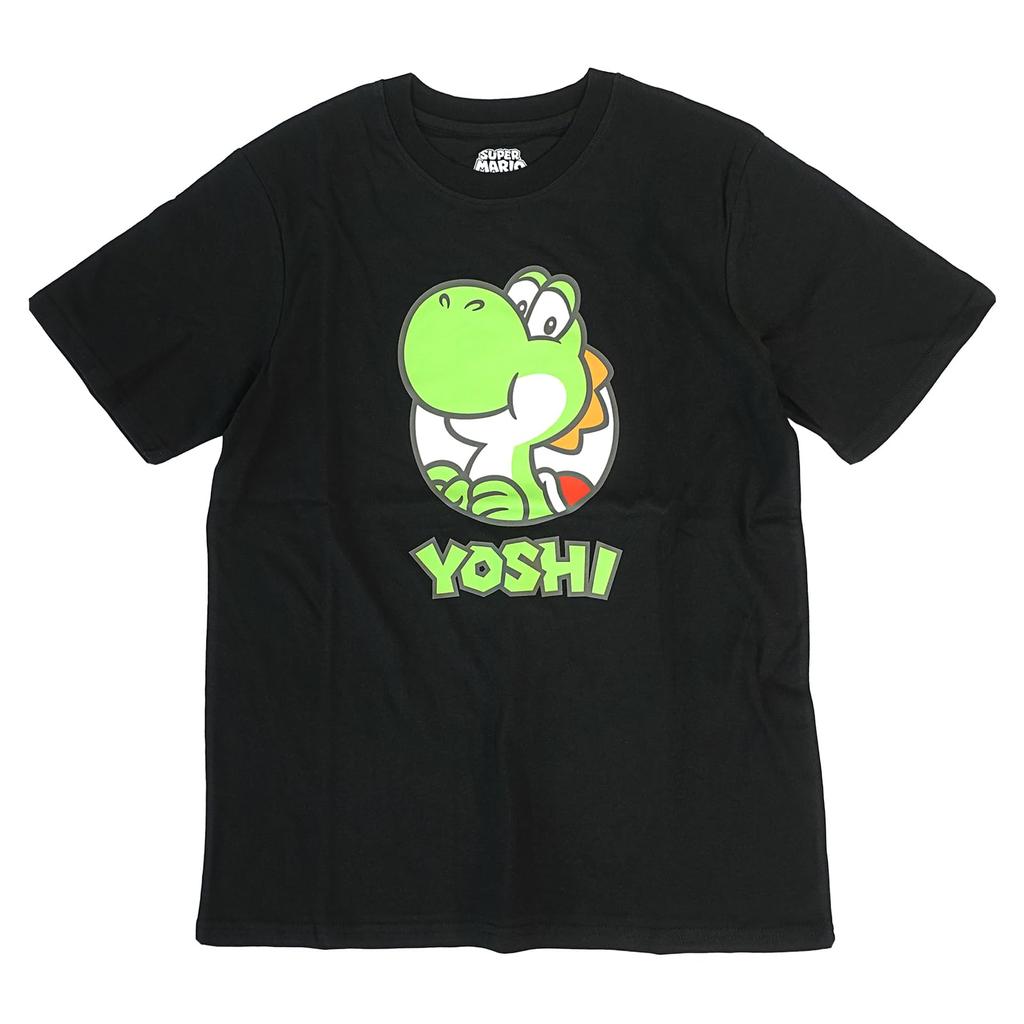Super Yoshi character goods [Fineplus] T-shirt, short-sleeved, Mario, print, merchandise,