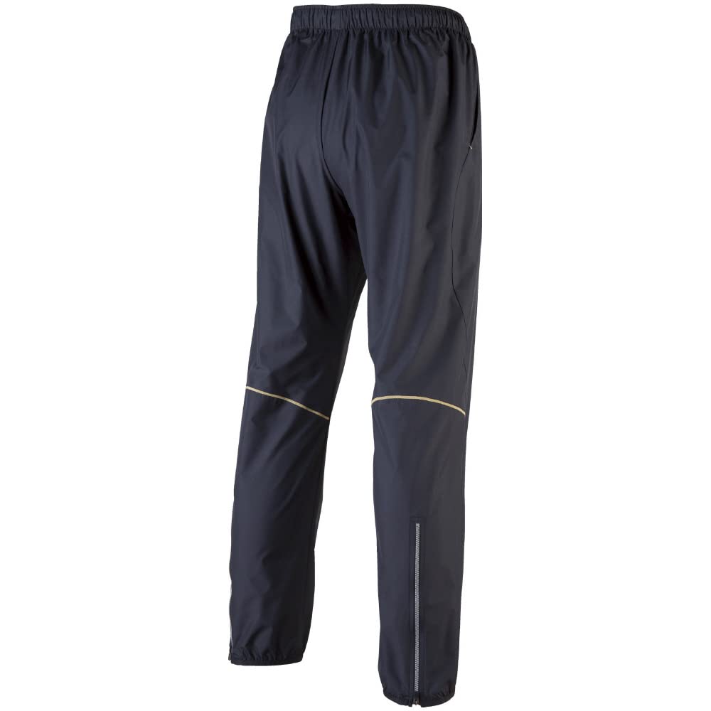 Soccer Wear Piste Pants Water Repellent Hem Zipper P2MF7070 09 Black L [Mizuno] Men's