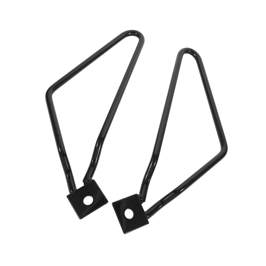 2x Motorcycle Saddlebags Mount Brackets Support Black for XL883/1200 HD1450/1584