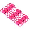 15Pcs Extension Spring Colorful Compression Small Tension Springs for Bag Strap AdapterRose Red