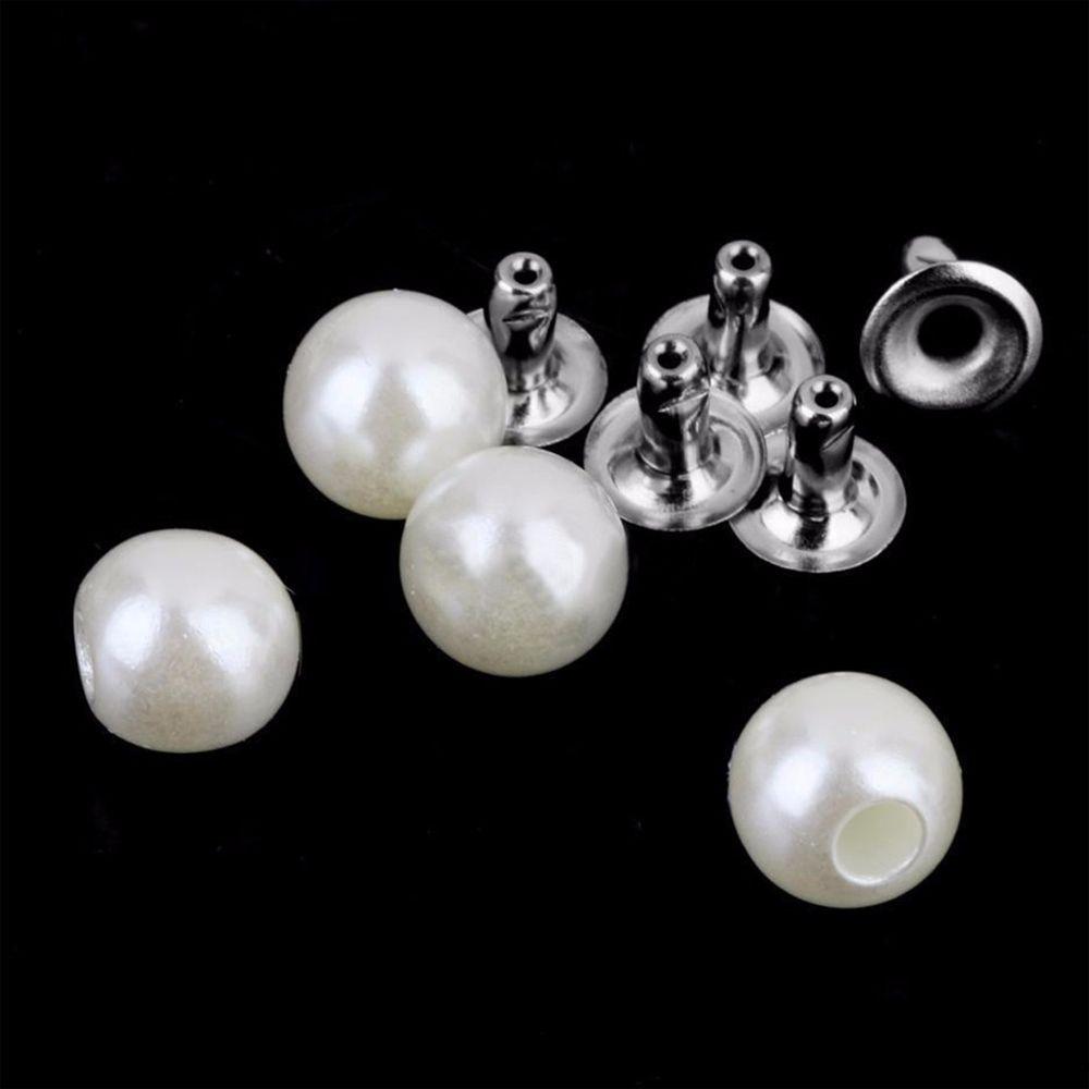 Accessories Shoes Hat Decor Clothing Decoration Sewing Rivet Pearl Studs Pearl Rivet DIY Rivet