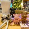 Nexxxly key holder ring keychain ribbon present event gift accessory bear cute bell teddy bear.