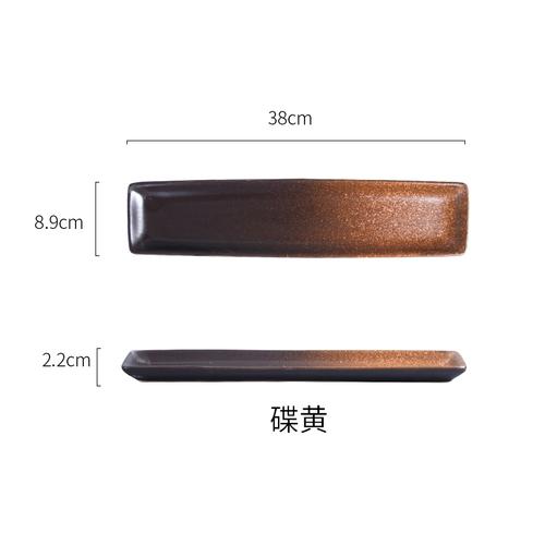 

Японская керамическая длинная тарелка бытовая креативная тарелка для суши профессиональная длинная плоская тарелка десертная тарелка тарелка для закусок сашими