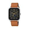 [Casio] CASIO Standard Moon Phase Analog Men's Watch MTP-M305L-1AV Brown Leather Band Black Overseas Model [Parallel Import]