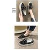 New Thick-soled Casual Bow Student Shoes for Large-sized Single-shoe Women