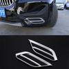 ABS Silver Exterior Front Fog Light Frame Trim Fit For BMW X1 F48 - 2PCS