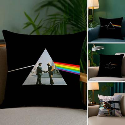 Singer Love P-Pink Band F-Floyd-MT Pillow Case Comfort Sofa Bed Silky Elegant Invisible Zipper Pillow Cushion Cover