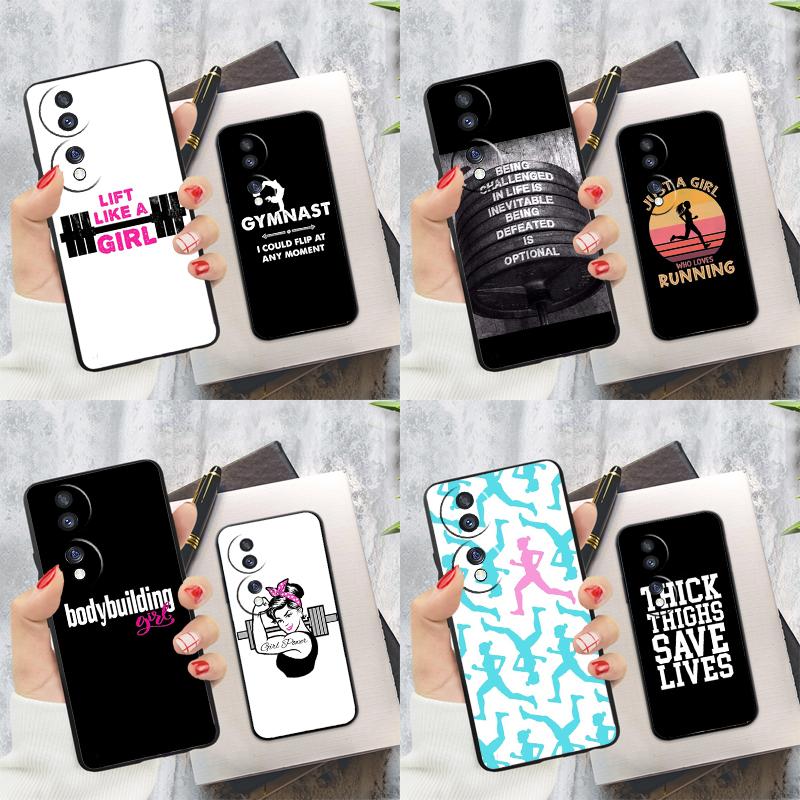 Fitness Girl Gym Case For Honor 200 Pro X9c X9a X8a X7a X6a X7 X8 X9 X8b X9b Magic 5 6 50 70 90 Lite Cover