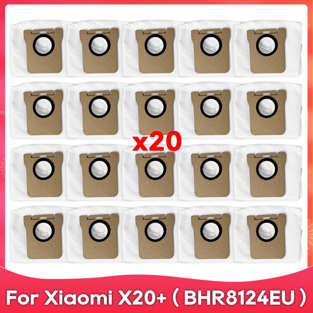 Fit For ( Xiaomi X10+ / X20+ / X20 Plus / BHR8124EU ) Accessory Part Main Side Brush Mop Dust Bag Filter Robot Vacuums Kit