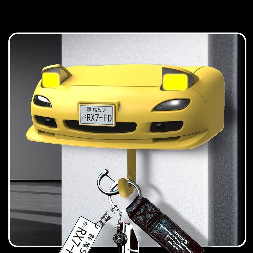 Light Initial Keychain Holder Wall Mount Key Hangers Creative Entrance Key Hooks