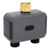 2 Zone Sprinkler Timer G34 Thread Hose Connector IP55 Water Proof Irrigation Timer with Rain Delay