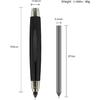 WSD Sketch Up 5.6mm Mechanical Pencil Mechanical Clutch with Built Sharpener (Black)