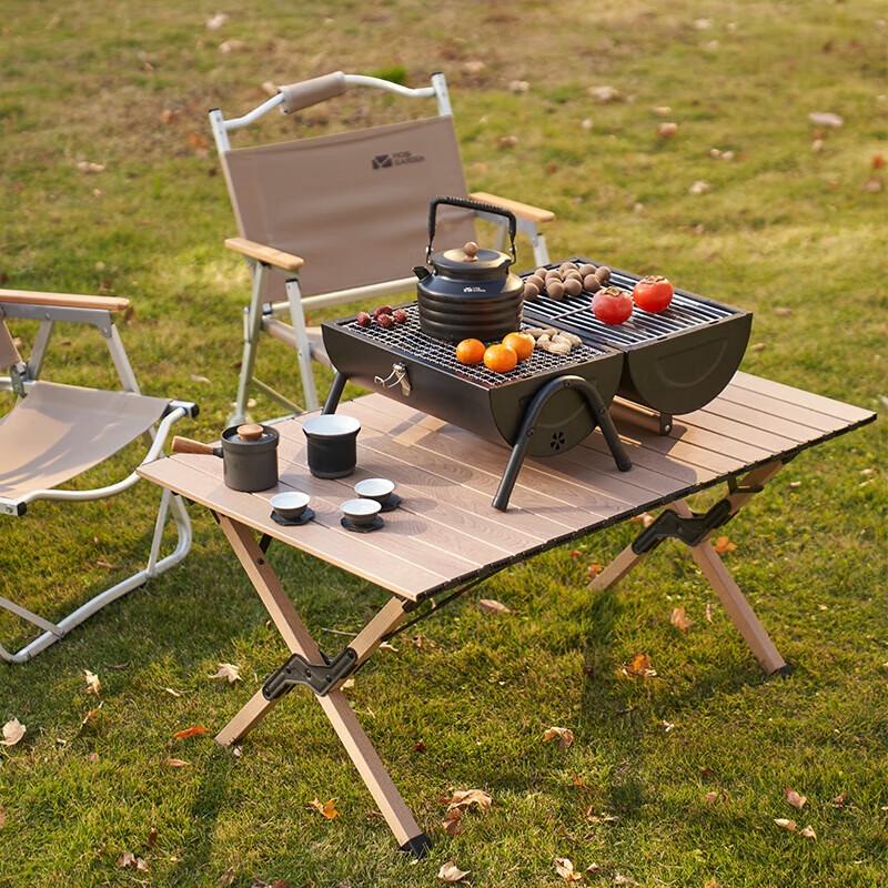 Mobi Garden Portable Dual-Sided Camping BBQ Grill