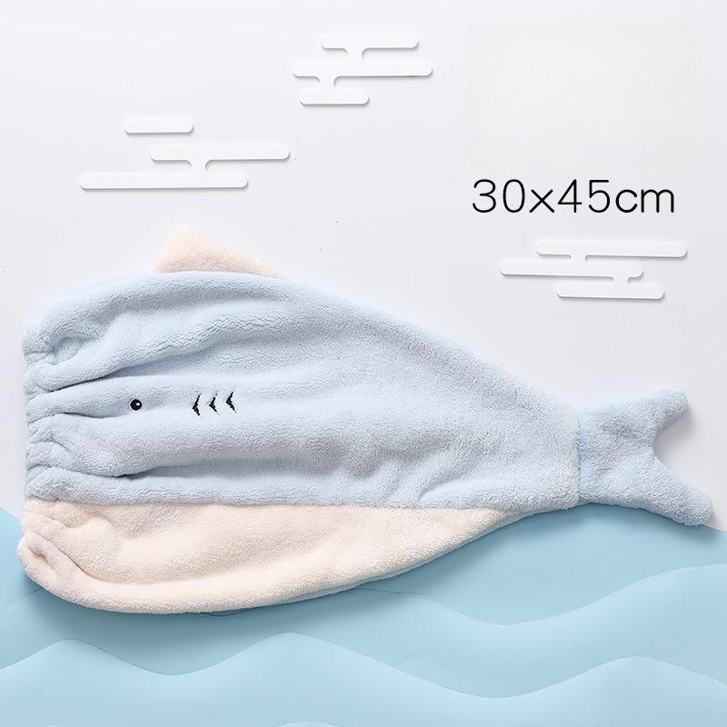 Dry Hair Cap Women's Water-absorbing Quick-drying Headscarf Coral Fleece New Soft and Comfortable Cartoon Shower Cap