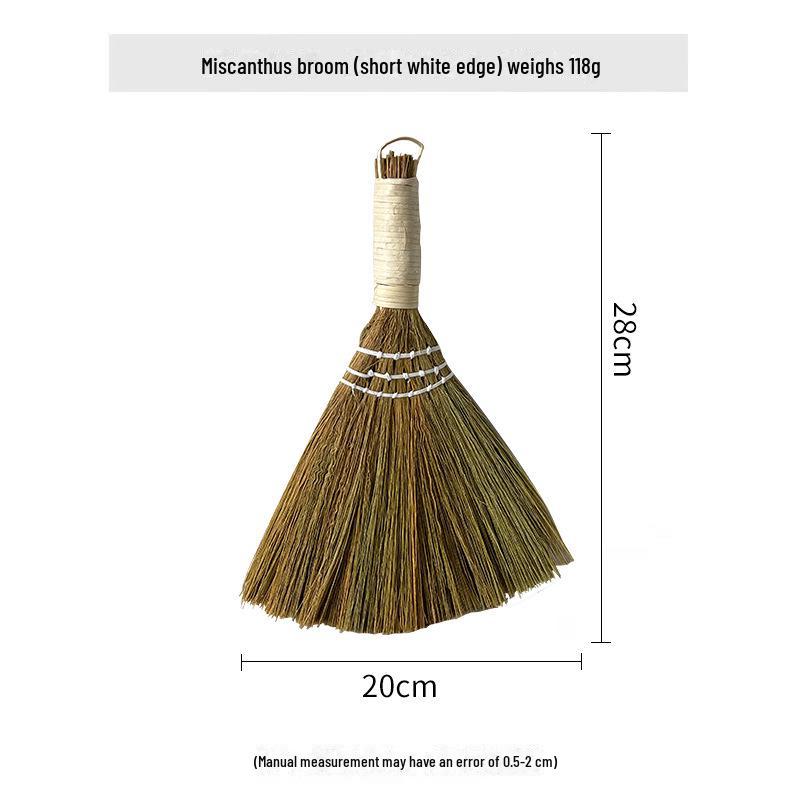 Bamboo Miscanthus Soft Broom for Living Room and Sofa Cleaning