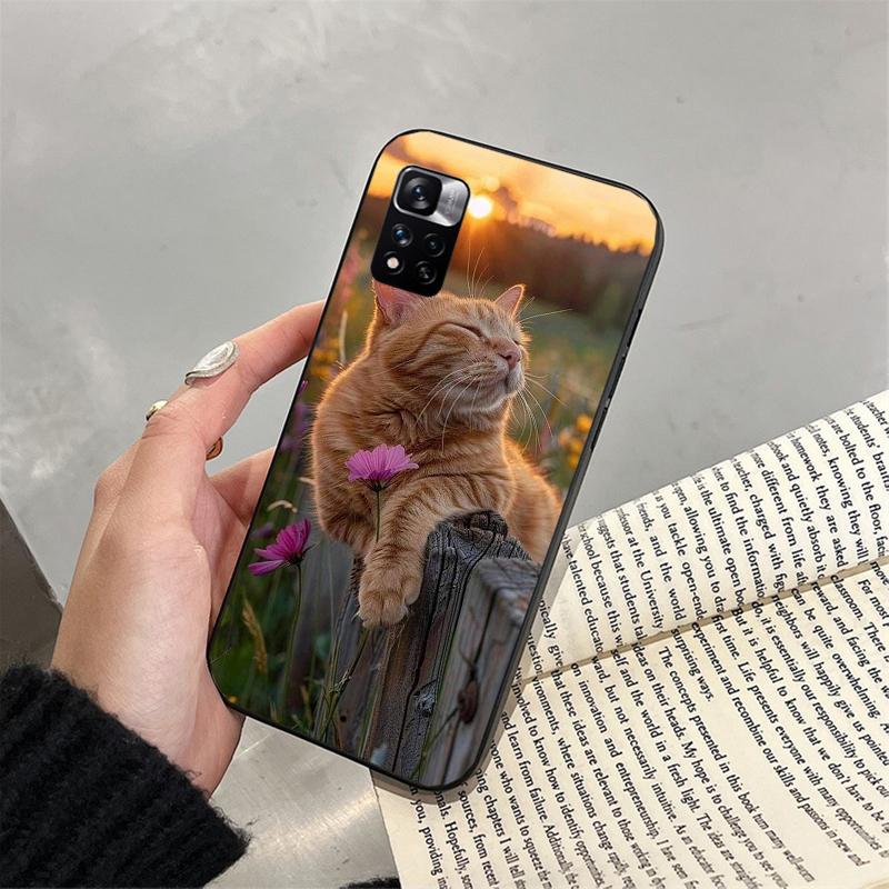 Cute Cat Phone Case For Xiaomi Redmi Note 13 12 Pro 11S 11 10 Pro 10S 12S Redmi 13 14C 10 13C