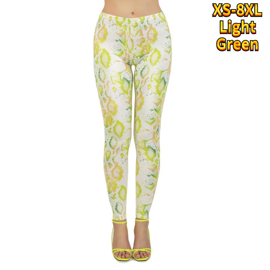 Kvinnors diamantformade ormskinnstryck Stretch Yoga Leggings Fitness Löpgym Sport Aktiva byxor