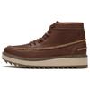 Top Layer Cowhide Wear-Resistant Shock Absorbing Lace-Up Casual Fashion Mid-Calf Outdoor Boots Men Boots Dark-Brown 261734497