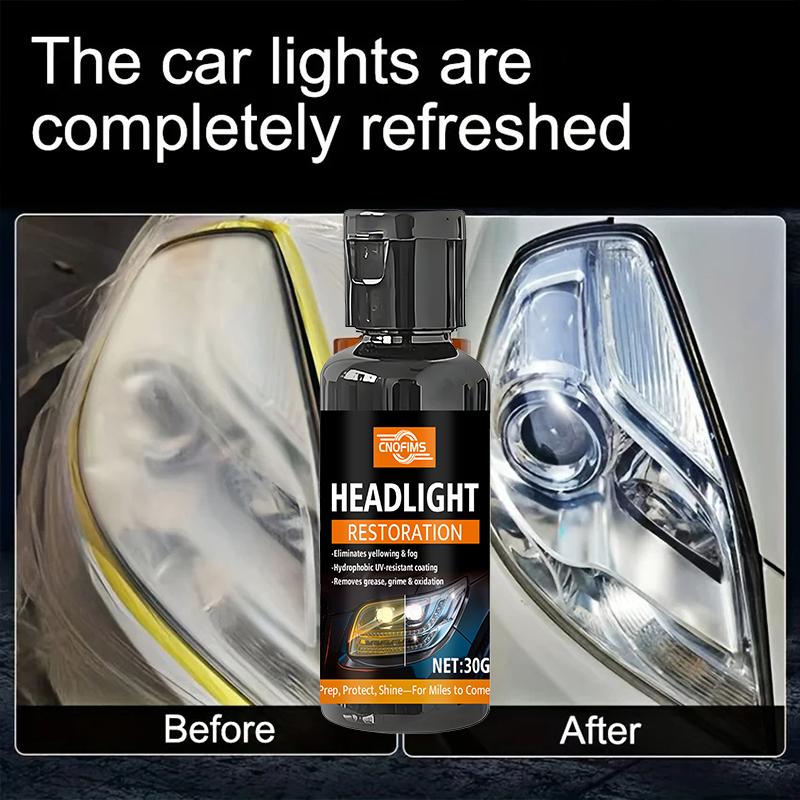 Car Headlight Restoration Polishing Kits Headlamp Repair Kits Car Light Polisher Cleaning Paste Car Paint Care Refurbish Agent