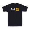 Fvck Off P0rn Hug Shirt Funny Adult Sarcastic Joke Men's Short Sleeve T-Shirt