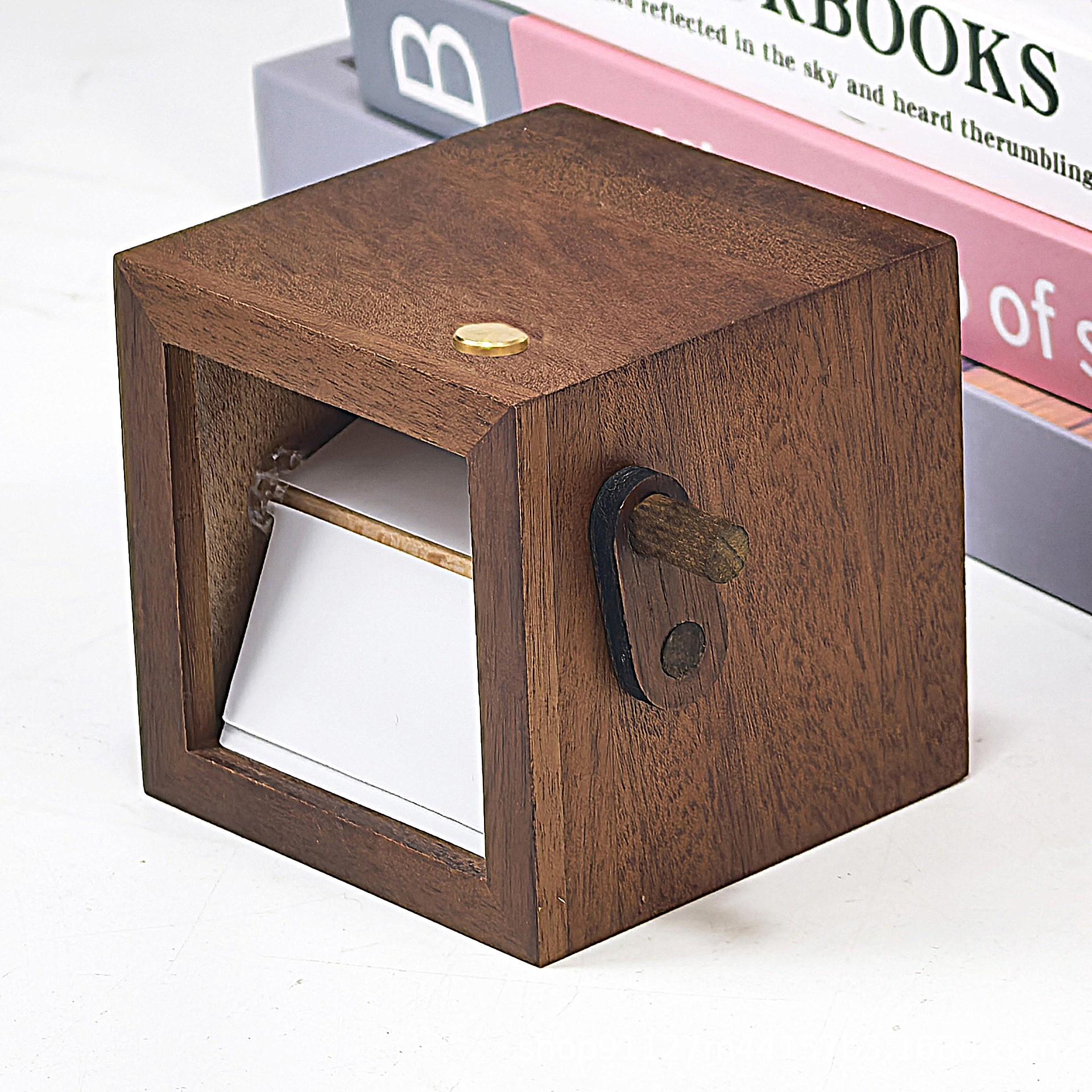 

Personalized Photo Flipbook Display Box, Hand-Cranked Animation Machine with Light