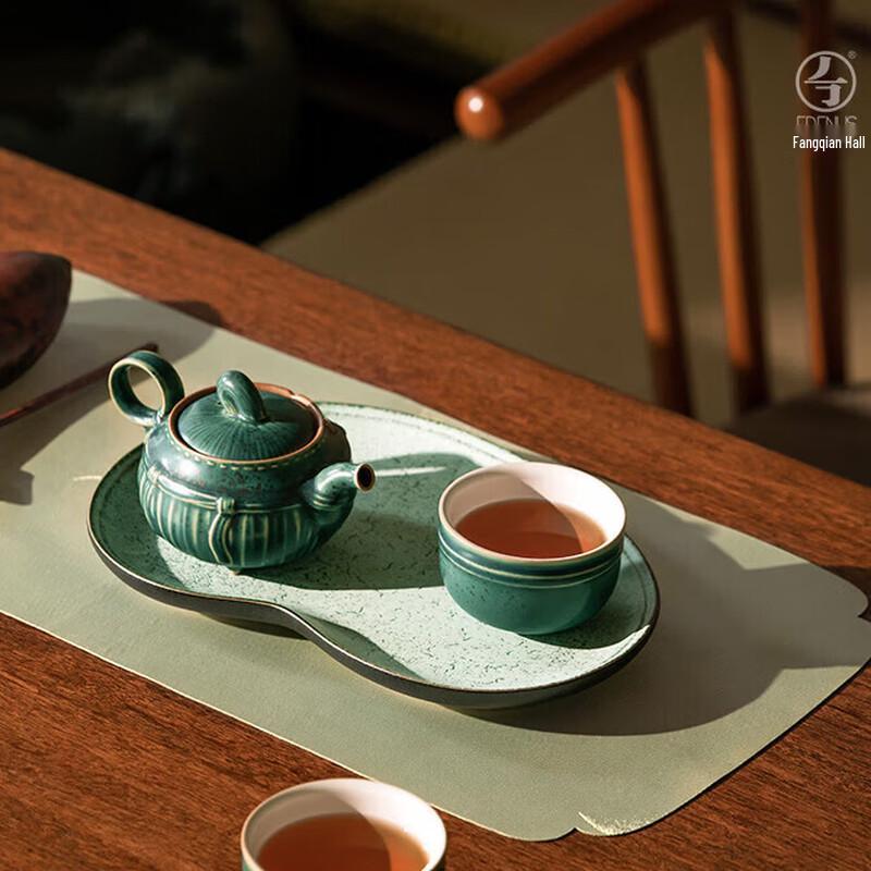 Edenus Tang Green Glaze Ceramic Kung Fu Tea Set