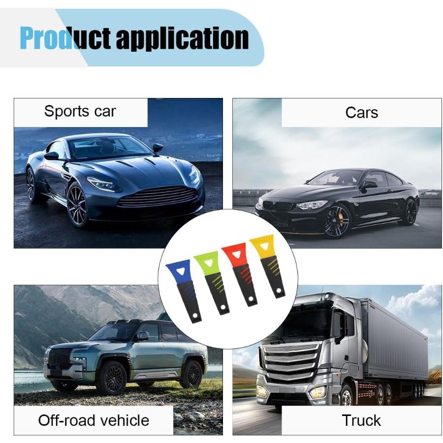 4PCS Ice Scraper for Car Windshield No Scratch Plastic Ice Shovel Tools for Winter Window Ice Snow Frost Removal Tool Accessori