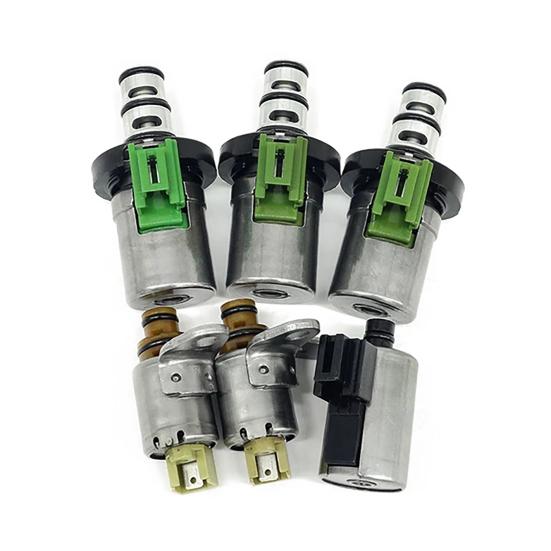 6Pcs/Set OE: D46950/D48421A/4F27E/FN21-21-1F1/48420K-R Shift Solenoid Valve Anti-corrosive Sturdy Anti-rust High Strength Valve for Ford Fiesta