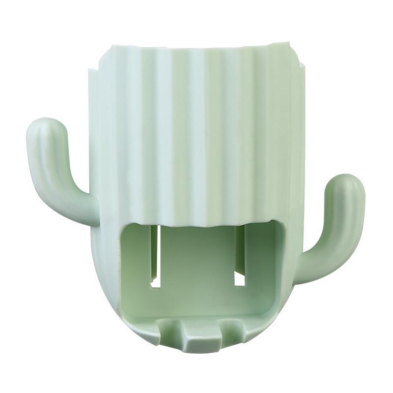 Cactus Suction Cup Wall-Mounted Toothbrush Holder