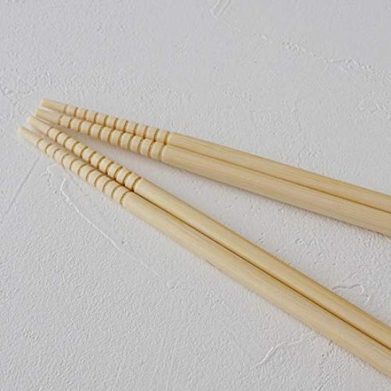 SUNLIFE Cooking Made in Natural Floral Set of 2 Chopsticks, Japan, 33cm, Wood, Pattern,