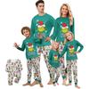 Tisk roztomilá rodinná sada pyžam, domácí oblečení, rodinná sada dlouhý rukáv top kalhoty