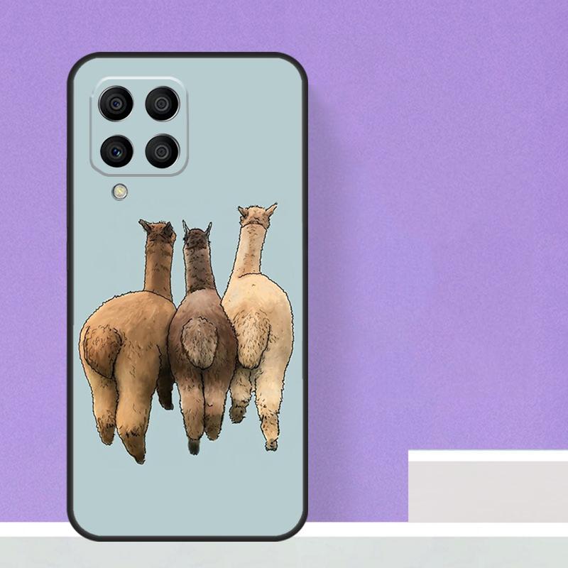Cute Alpaca Donkey Case For Samsung Galaxy M23 M20 M32 M52 M56 M16 M36 M54 M34 M14 M35 M55 M15 M11 M31 M13 M53