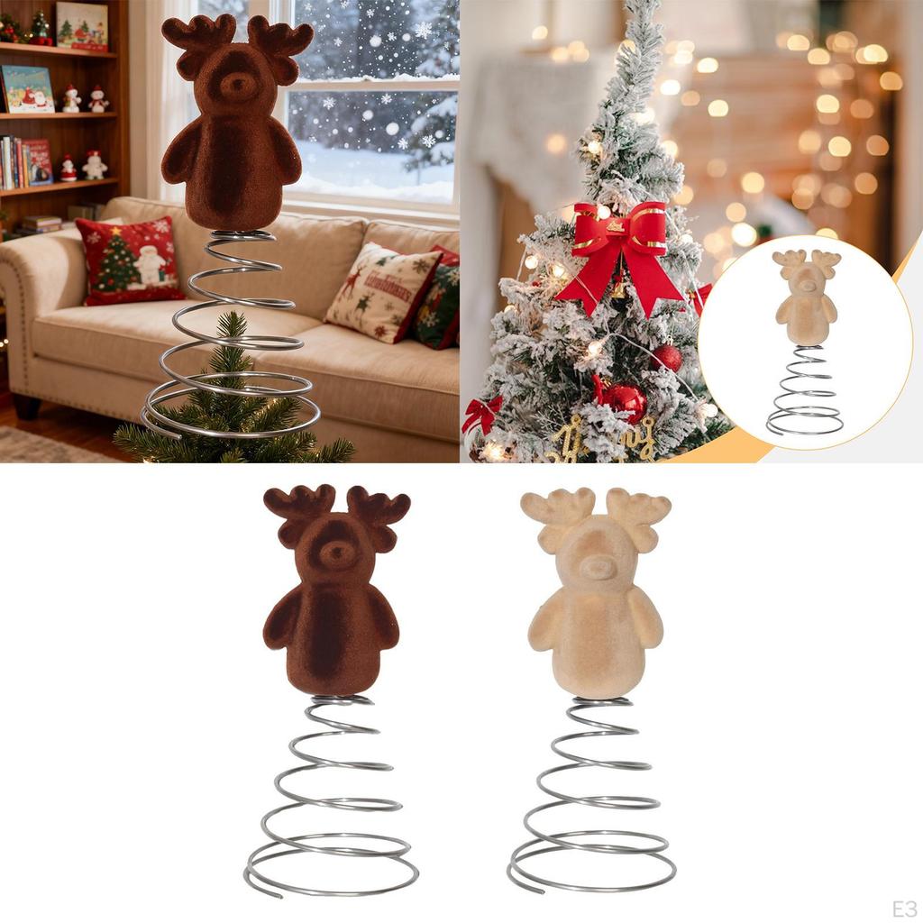 Gifts Christmas Decor Tree Crown Ornament for Living Room Indoor Holiday