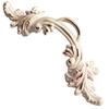 Door Handle Chrome White Zinc Alloy Cabinet Handle Retro Elegant Design Zinc Alloy Material Furniture Enhancement