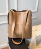 Aimoha Women's Commuter Tote Bag, Synthetic Leather with Exterior Pocket, Simple and Basic, A4 Size, Business Bag, Storage, Shoulder Bag, Handbag,