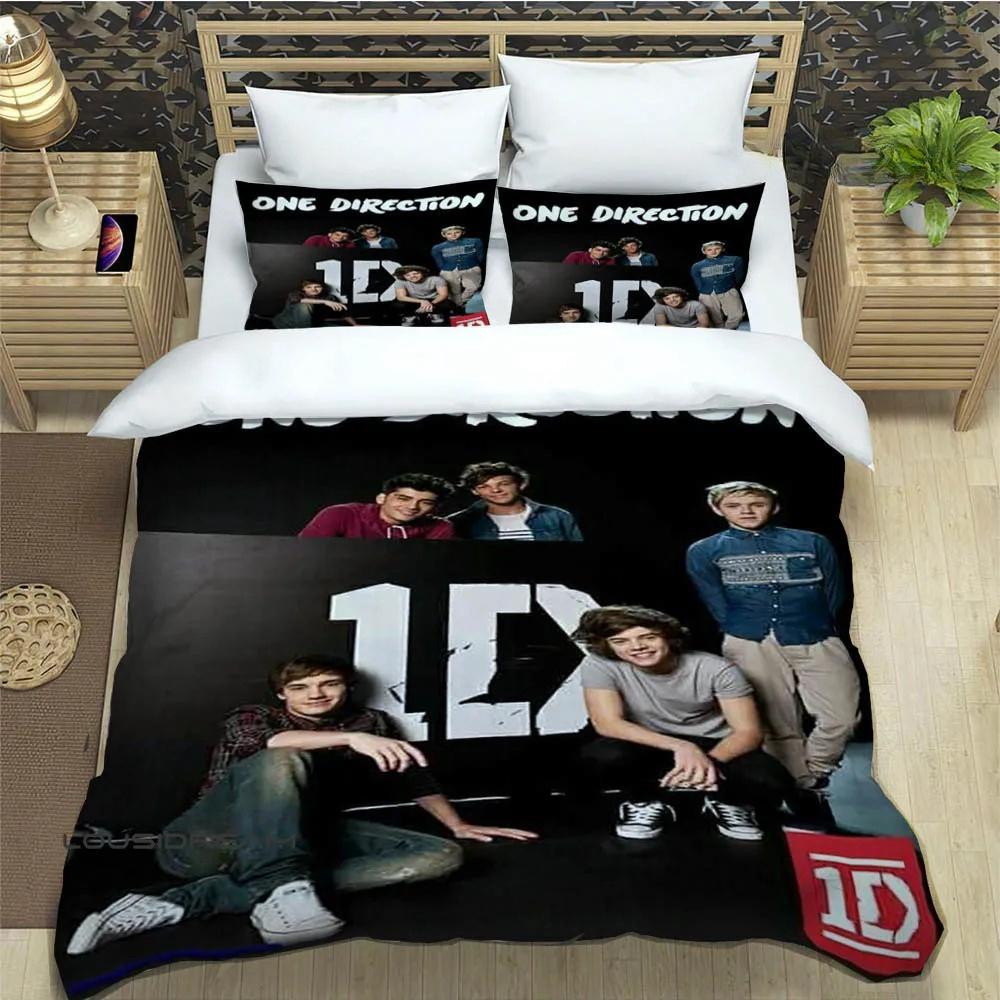 OOne Music Band Direction Bettwäsche Kollektion Einzelbett Doppelbett Vollgröße Queen Size King Size Bett Kollektion Schlafzimmer für Erwachsene und Kinder Bettbezug Kollektion Heimtextilien