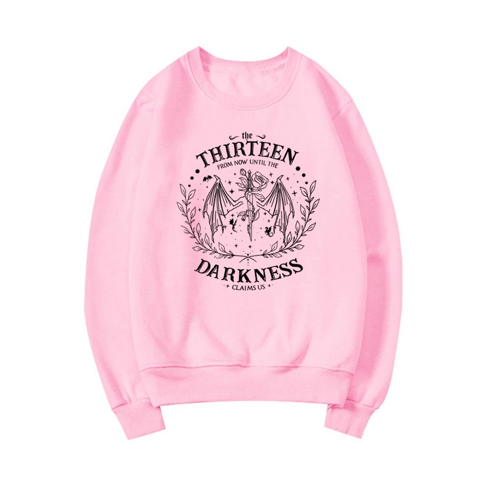 Retro The Thirteen Throne of Glass Sweatshirt From Darkness Claim Us Hoodie Unisex Crewneck Pullover Fantastic Reader Sweatshirt
