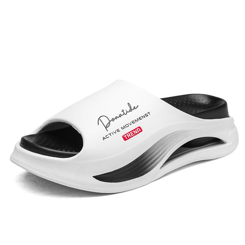 Summer Men Slippers Non-Slip Mens Sandals Thick Soft Platform House Shoes Indoor Shower Bathroom Slippers Outdoor Casual Shoes