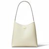 Robinson Brand Logo Leather Hobo Bag Shoulder Bag Medium Women's Cream White 174324-704