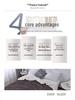 Winter Doppelschicht Korallenfleece & Lammwolle Einfarbig Decke