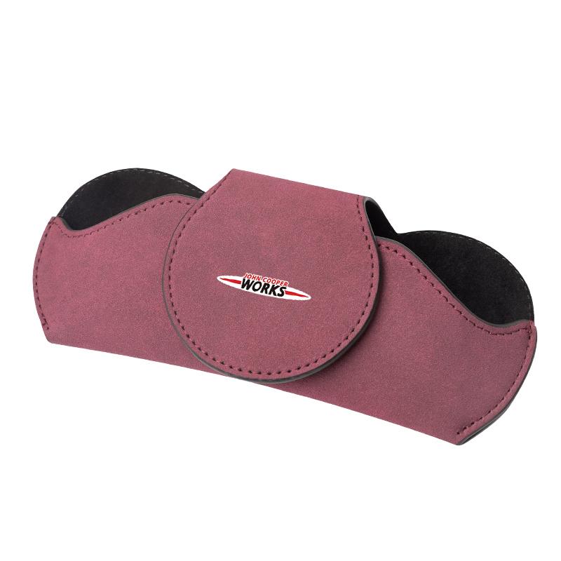 

Car Logo Glasses Case Sun Visor Sunglasses Card Organizer Box For Mini Cooper JCW Works F54 F55 F56 F57 F60 R50 R52 R53 R55 R56