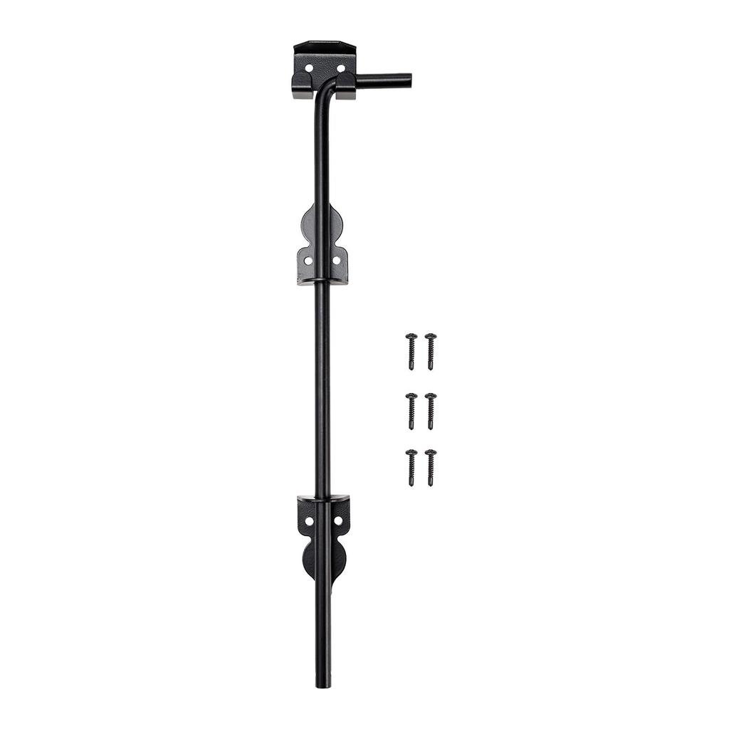Gate Ground Latch Gate Stopper Rod Door latches Drop Rod Gate Stopper for Barn Wooden Fence Patio Door Metal Gates Doors Durable