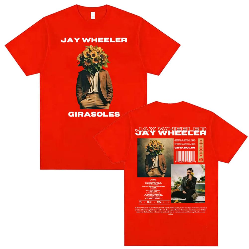 

Rapper Jay Wheeler Girasoles Tour Graphic Tshirts for Men Women Summer Style High Street Tshirt 100 Cotton Oversized T Shirt S