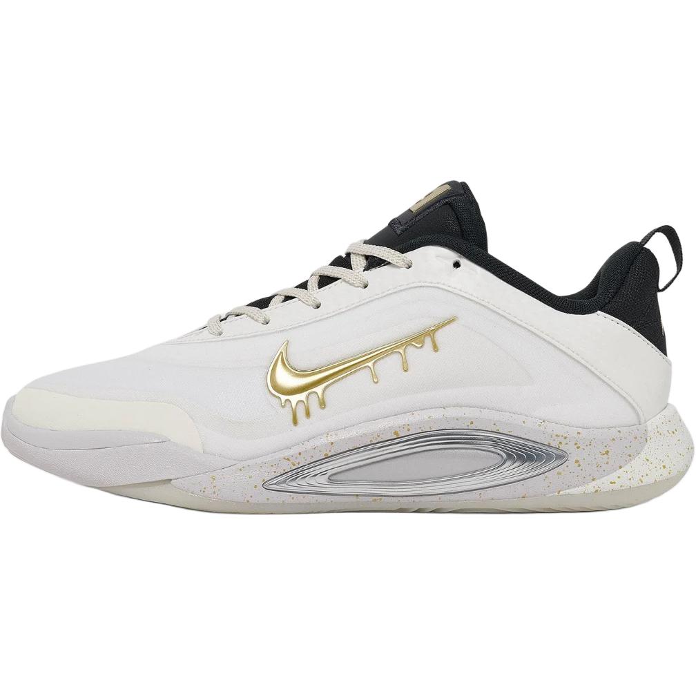 

Nike AOne GS Gold Grillz Kids Sneakers White Sail Metallic-Gold IM6125-100 40